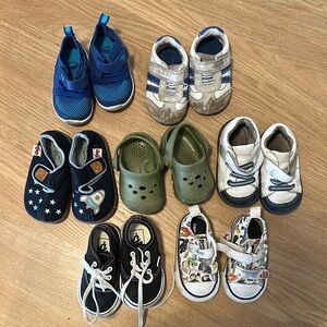 7 Pairs of Size Kids Sneakers